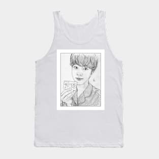 Jin with photocard Selca Tank Top